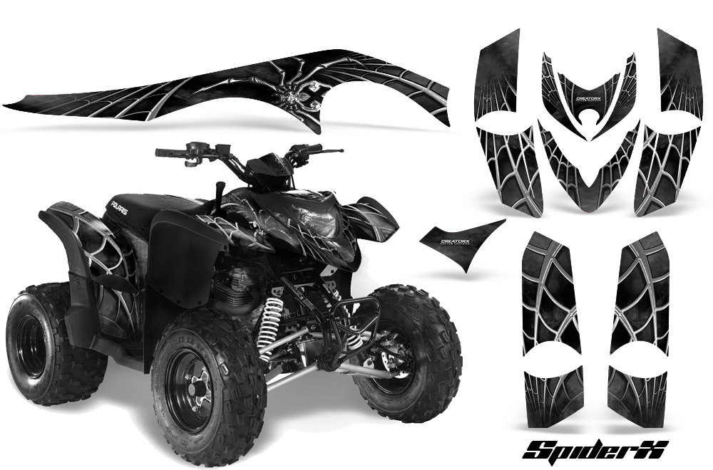 Polaris Pheonix Graphics Kit SpiderX Silver